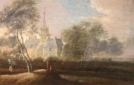 Castle Westerbeek at the westside of the city of The Hague, unknow artist
